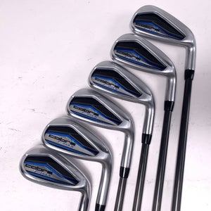 Cobra F-MAX Airspeed Iron Set 6-PW+SW AirSpeed 45g Senior Graphite Mens RH