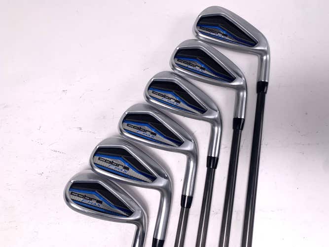 Cobra F-MAX Airspeed Iron Set 6-PW+SW AirSpeed 45g Senior Graphite Mens RH