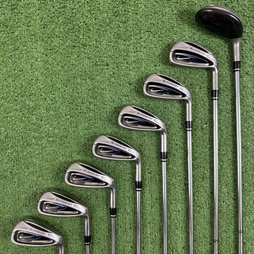 Nike Slingshot Blue 2010 Iron Set 3H 4-PW True Temper Stiff Flex Right Handed