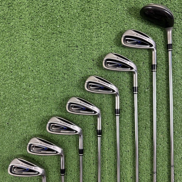 Nike Slingshot Blue 2010 Iron Set 3H 4-PW True Temper Stiff Flex Right Handed