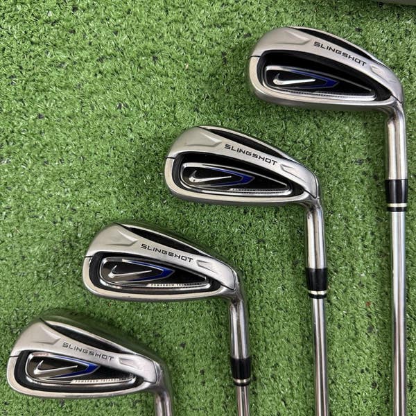 Nike Slingshot Blue 2010 Iron Set 3H 4-PW True Temper Stiff Flex