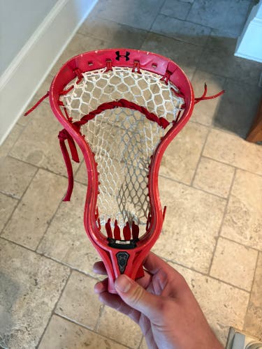Red dye Rare Under Armour Command Strung Head (Used)