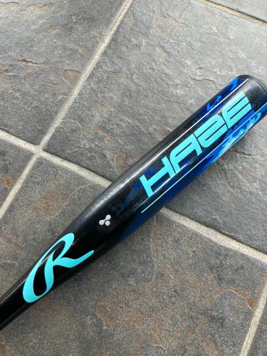 Blue 2025 Rawlings Haze Alloy Bat (-13) Alloy 14 oz 27" (Used)