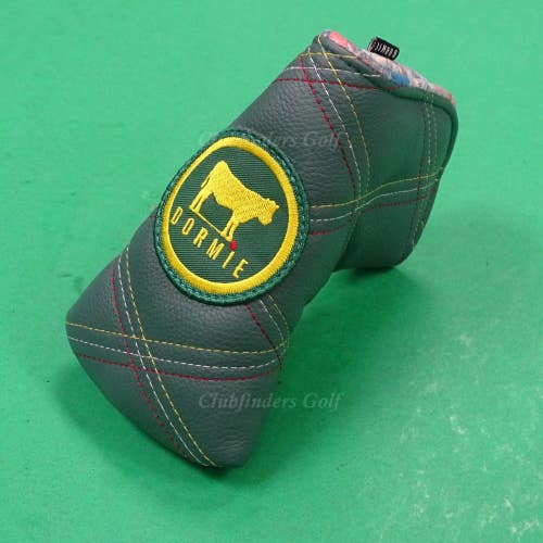 Dormie Bentgrass Quilted XL Blade Magnetic Closure Leather Putter Headcover