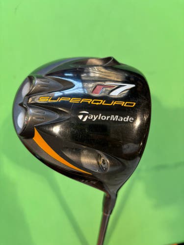Men's TaylorMade R7 Superquad Driver RH 11.5 Loft | Fujikara RE-AX Regular Flex Shaft