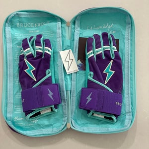 Bruce Bolt Long Cuff Batting Gloves (New)