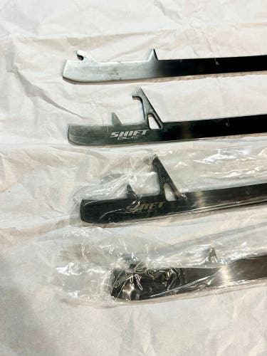 True Hockey Goalie DLC Steel Goalie Runners 3mm (2 sets total: 1 set new, 1 set used)