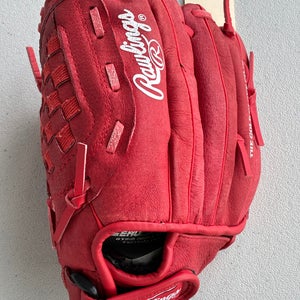 Red Rawlings Highlight Series LH Baseball Glove 10.5" (Used)