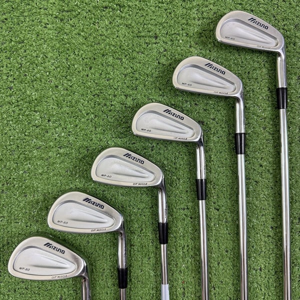 Mizuno MP 60 Cut Muscle Forged Iron Set Dynamic Gold R300 Regular Flex MP-60