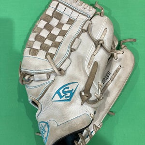 White Louisville Slugger Xeno RH Softball Glove 12.75" (Used)