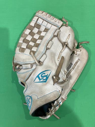 White Louisville Slugger Xeno RH Softball Glove 12.75" (Used)