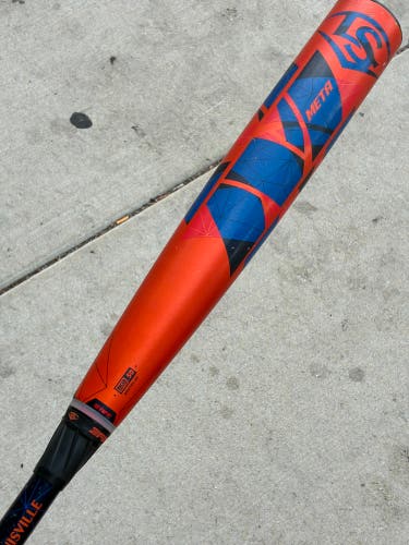2022 Louisville Slugger Meta Composite Bat BBCOR Certified (-3) Composite 29 oz 32" (Used)