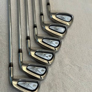 Men's Mizuno JPX-E310TIE Right Handed Iron Set Regular Flex Steel Shaft (Used)