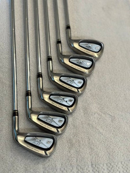Men's Mizuno JPX-E310TIE Right Handed Iron Set Regular Flex Steel Shaft (Used)
