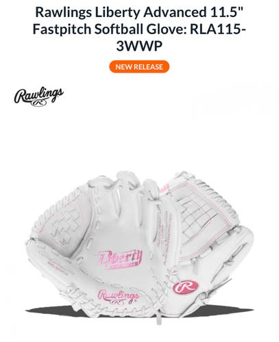 2025 RH Rawlings Infield Liberty Advanced Softball Glove 11.5" (New)