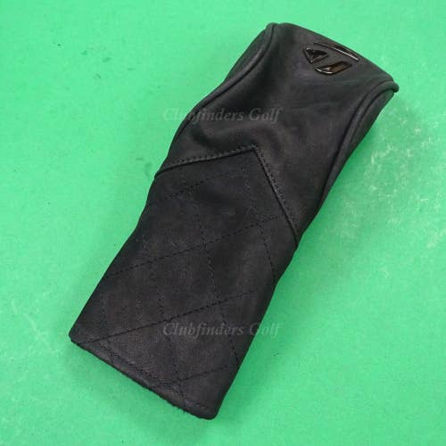TaylorMade Signature Black Sueded Leather Fairway Wood Headcover
