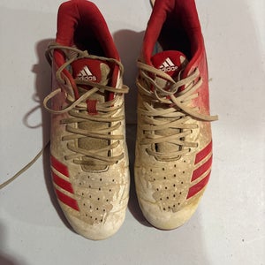 Red Men's Size M 8.0 (W 9.0) Adult Adidas (Used)