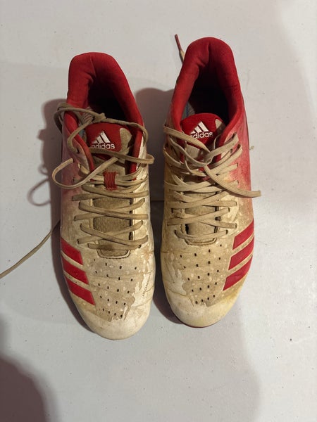 Red Men's Size M 8.0 (W 9.0) Adult Adidas (Used)