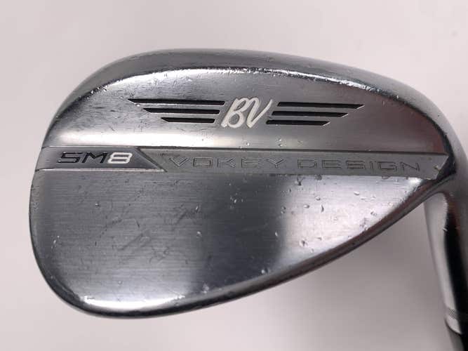Titleist Vokey SM8 Tour Chrome Wedge 58* 10 Bounce S-Grind Wedge Steel Mens RH
