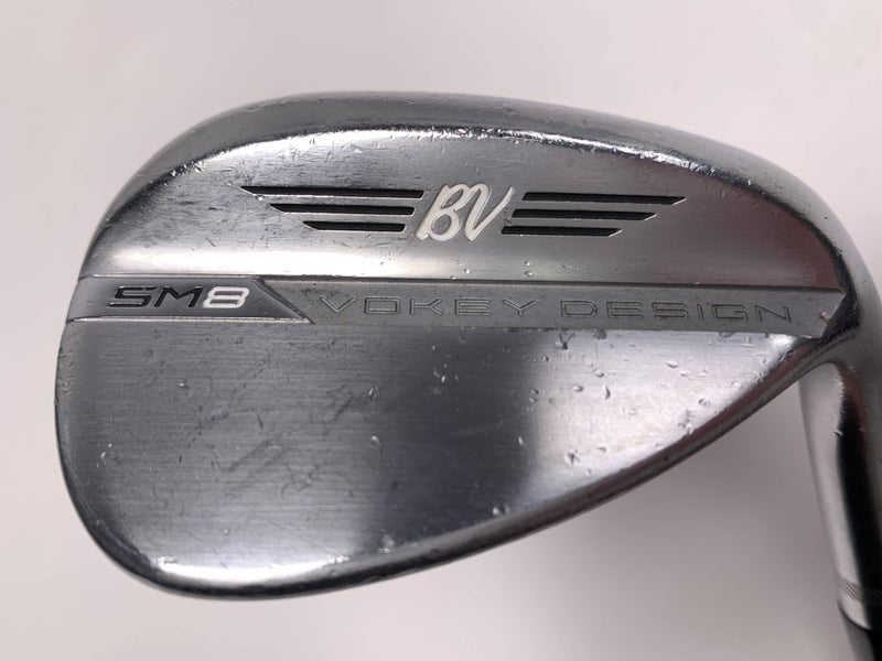 Titleist Vokey SM8 Tour Chrome Wedge 58* 10 Bounce S-Grind Wedge Steel Mens RH