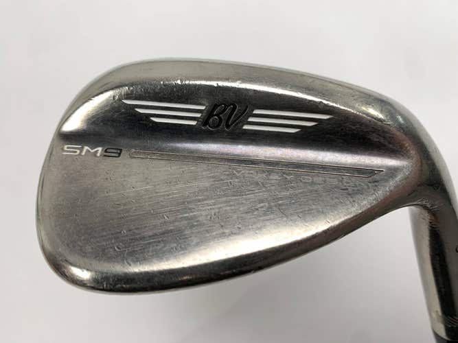 Titleist Vokey SM9 Brushed Steel Wedge 58* 10 Bounce S-Grind Wedge Steel Mens RH