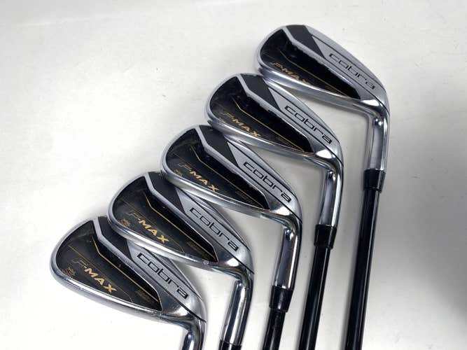 Cobra F-Max Iron Set 6-PW SuperLite 55g Senior Graphite Womens RH Midsize Grips