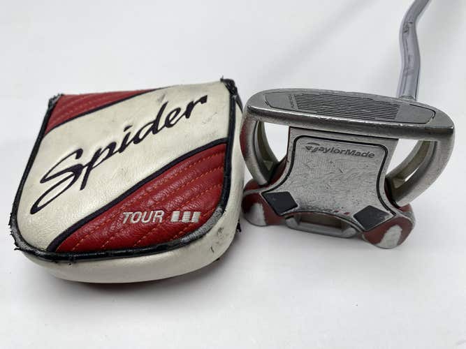 TaylorMade Spider Tour Silver DB Putter 35" Superstroke Pistol 1.0 RH W/HC