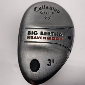 Callaway Big Bertha Heavenwood 3 Hybrid 20* RCH 75w Regular Graphite Mens LH
