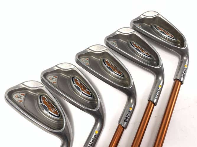 Ping G10 Iron Set 6-PW Yellow Dot TFC 129 I Regular Graphite Mens RH