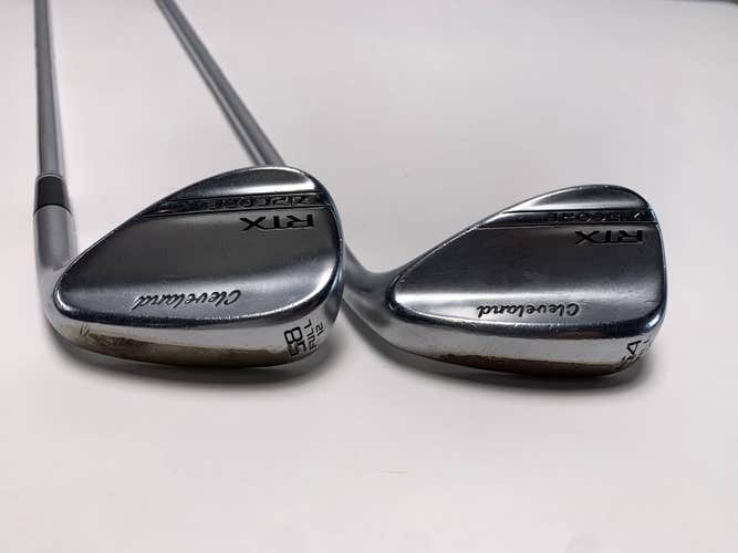 Cleveland RTX ZipCore Tour Satin Wedge Set 54* 12 | 58*12 DG Tour Issue Wedge RH