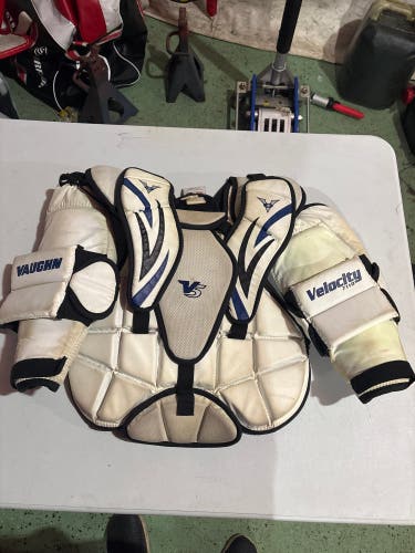 Small Vaughn Velocity V5 Goalie Chest Protector (Used)