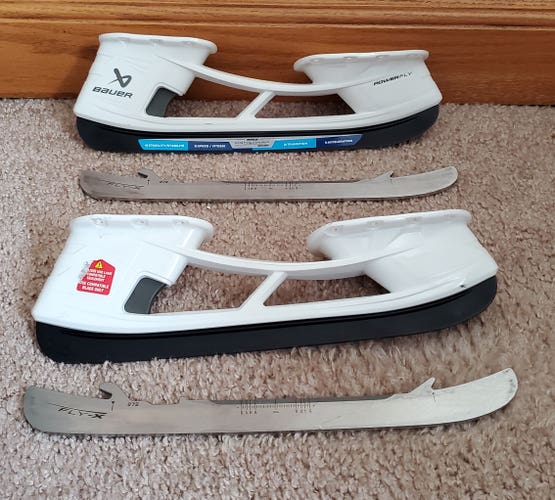 Bauer PowerFly Holder and Steel Runners 272 mm (Used; like new)