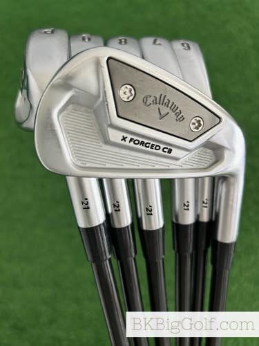 Callaway X Forged CB 21 Iron Set 5-P / MMT 105 TX Extra Stiff Graphite
