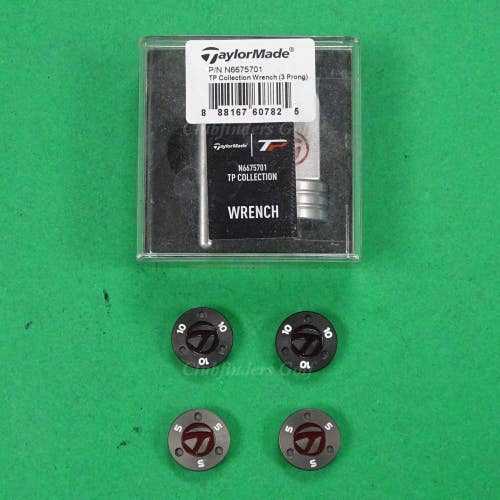 TaylorMade TP Collection 3 Prong Wrench w/ Weights Kit