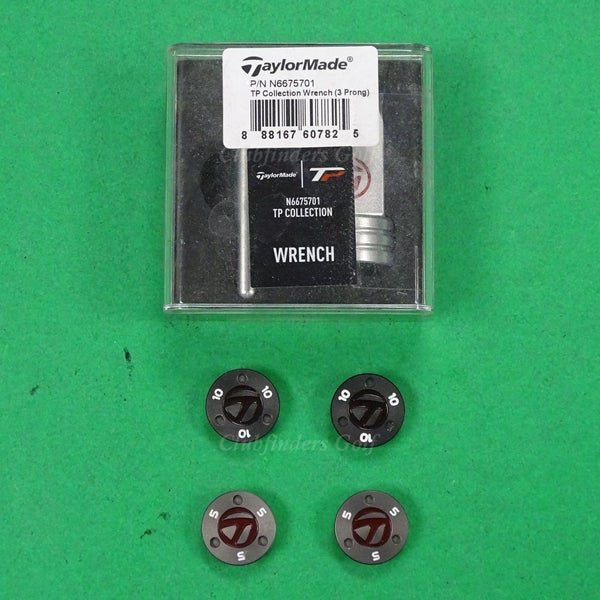 TaylorMade TP Collection 3 Prong Wrench w/ Weights Kit