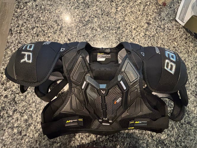 Bauer M5 Pro Shoulder Pads - Intermediate Medium (Used)