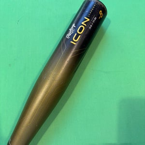 2023 Rawlings Icon Composite Bat USSSA Certified (-8) Composite 21 oz 29"