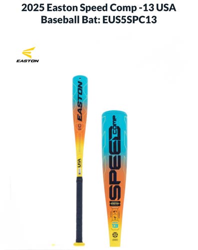 New Easton 2026 Speed Composite USA Bat Certified Bat (-13) 16 oz 29" (New)