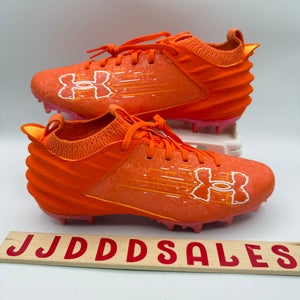 Under Armour Blur 2 MC Suede Orange Football Cleats 3027978-800 Men’s Size 8