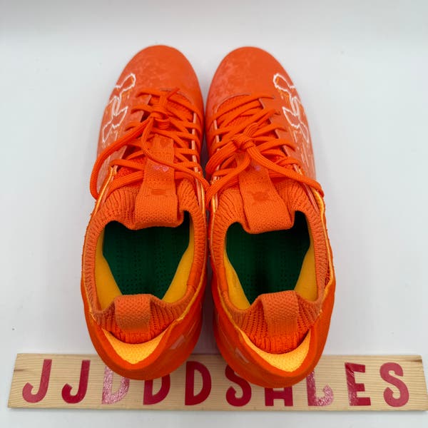 Under Armour Blur 2 MC Suede Orange Football Cleats 3027978  display picture 1