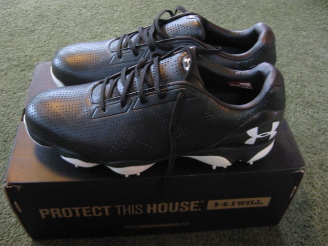 Men's Size M 10.0 (W 11.0) Under Armour Drive One Golf Shoes(NIB) - Black