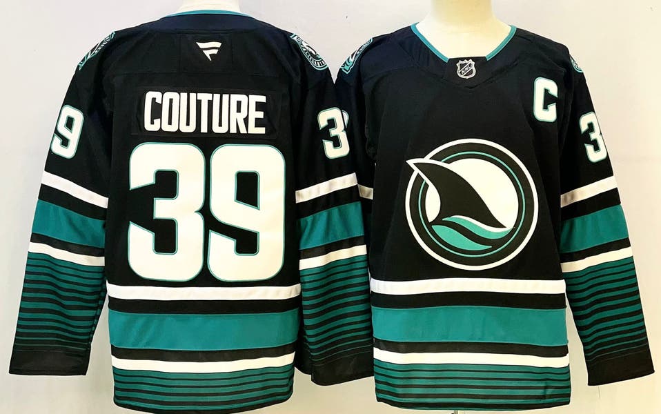 San Jose Sharks Logan Couture Ice Hockey Jersey 39 Size 52