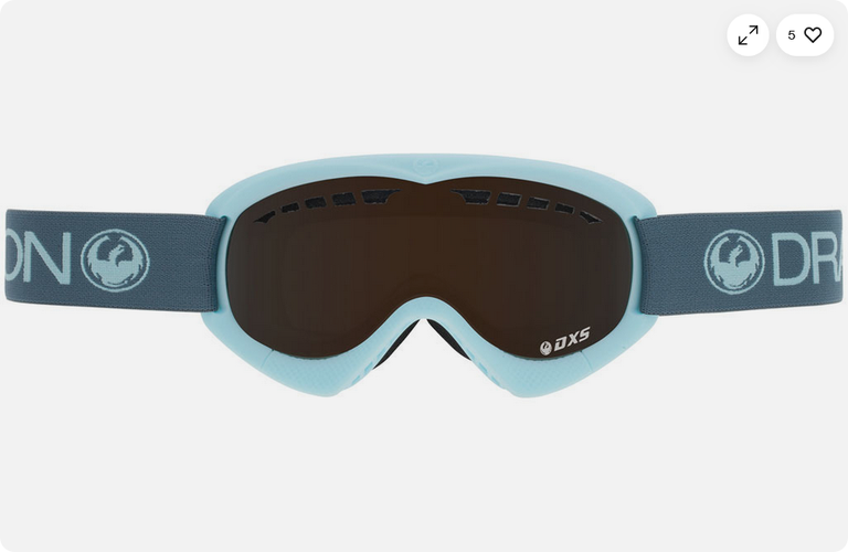 Dragon Alliance DXS Ski snowboard Goggles Dragon Kids Pale Smoke never use store wear