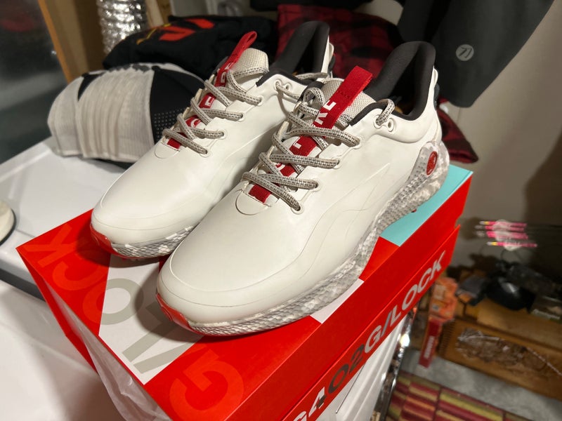 G/FORE G4 MG4+ Camo Camouflage Golf Shoe Sneaker US 10.5 white and red mint shape g/lock