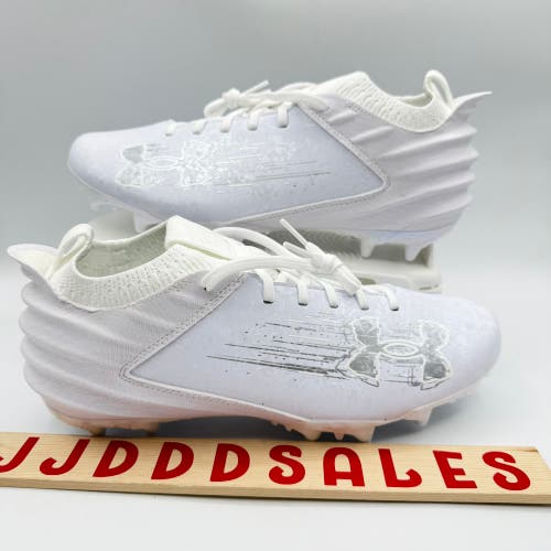 Under Armour Blur 2 MC Suede White Football Cleats 3027978-101 Men’s Size 8

New