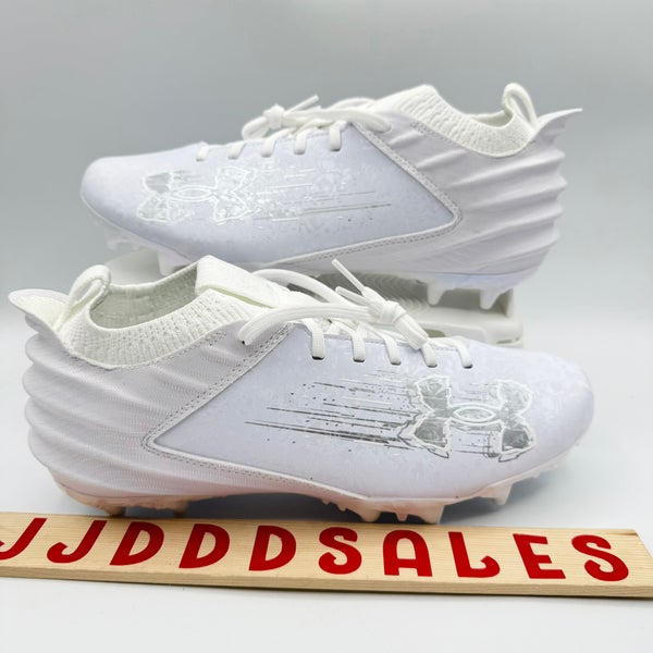 Under Armour Blur 2 MC Suede White Football Cleats 3027978-101 Men’s Size 8

New