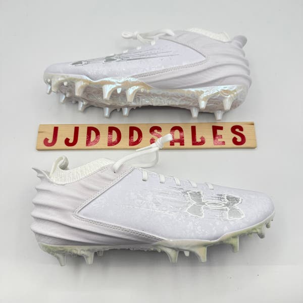 Under Armour Blur 2 MC Suede White Football Cleats 3027978  display picture 3