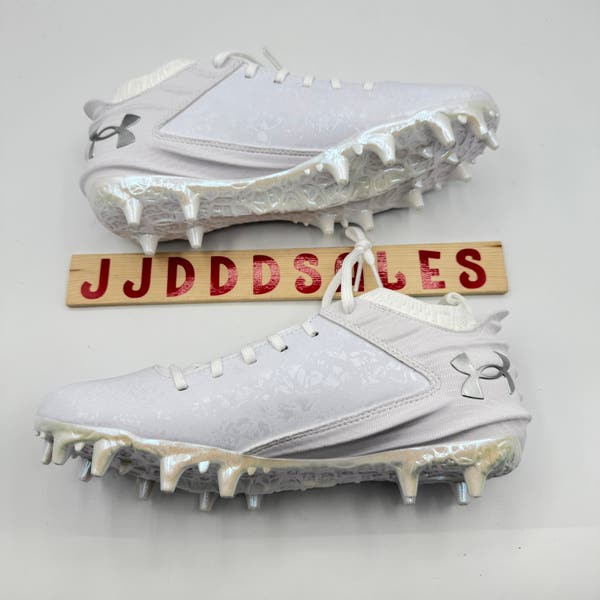 Under Armour Blur 2 MC Suede White Football Cleats 3027978  display picture 1