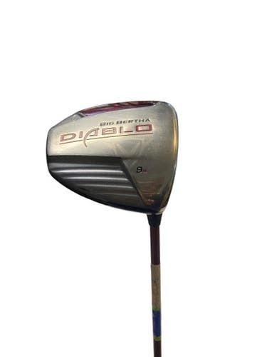 Used Callaway BIG BERTHA DIABLO Mens Driver RH 9.0 Degree 11706-S000360914
