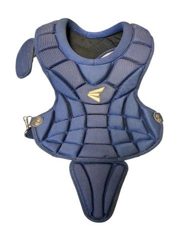 Used Easton NATURAL NAVY Catchers Chest Protector Navy Blue Youth 11706-S000360869
